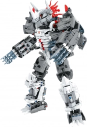 Gradbeni set Robot Sivi iM.Master