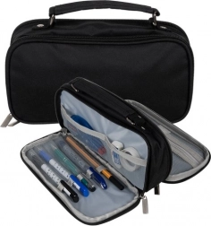 Zložljiv dvo-komorni šolski peresnik Maaleo – črna