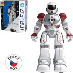 Interaktivni robot Viktor 27 cm, 21 funkcij, rdeč