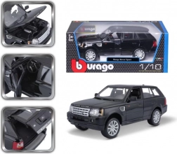 Kovinski model BBURAGO RANGE ROVER SPORT 1:18, črn