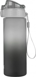 Steklenička za pitje OXY Click 600 ml Ombre črna/siva
