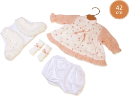 Oblačila za punčko LLORENS 42 cm – 4-delni komplet