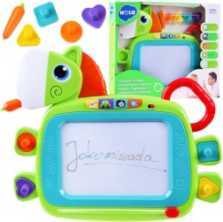 Barvna magična tabla v obliki konjička z žigi