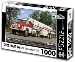 Retro-avtomobilske puzzle tatra 148 ntt 6x6 s polpriklopnikom – 1000 koščkov