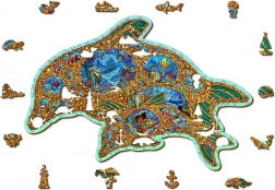 Lesene puzzle WOODEN CITY Morski dragulji – 250 koščkov, eko