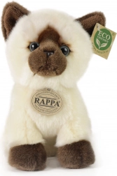 Plišasta siamska mačka 18 cm ekološka