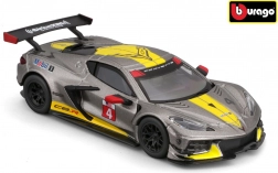 kovinski model 1:43 chevrolet corvette c8.r 2020 – bburago