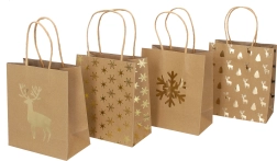 Božična darilna vrečka XS 15x17x8 cm