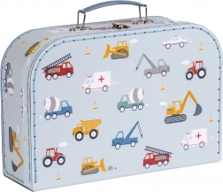 A Little Lovely Company komplet dveh kartonskih kovčkov za otroke z motivom gozdnih živalic – Vozila