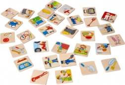 leseno spominsko pexeso poklici goki