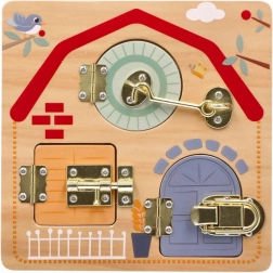 Lesena zapiralna tabla Otroci sveta