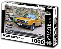 Sestavljanka RETRO-AVTOMOBILI Škoda Garde 1000 koščkov