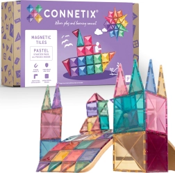 Connetix Pastel Starter Pack magnetne sestavljanke 64 kosov