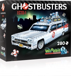 Wrebbit 3D Puzzle Ghostbusters Ecto-1, 280 kosov