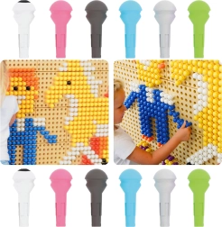 Masterkidz Zatiči za tablo 512 kosov, 6 barv