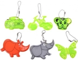 Refleksni obesek za ključe – mešanica barv