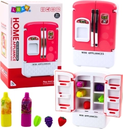 Otroška igračka hladilnik Roza s sadjem in sokovi