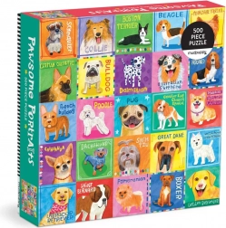 Mudpuppy sestavljanka Pasji portreti 500 koščkov