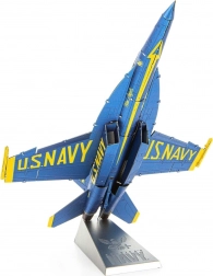 METAL EARTH 3D sestavljanka F/A-18 Super Hornet - Blue Angels (ICONX)