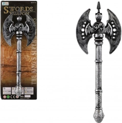 Starodavna plastična sekira 30 cm – srebrna