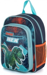 Otroški nahrbtnik s bleščicami Dinozaver