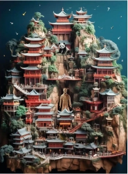 ANATOLIAN sestavljanka Kitajska 1000 koščkov