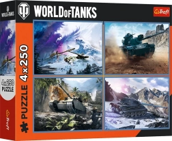 Trefl sestavljanka World of Tanks velika bitka 4×250 koščkov