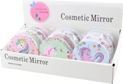 Okroglo ogledalce z motivom samoroga