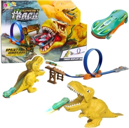 Avtocesta s katapultom in motivom dinozavra