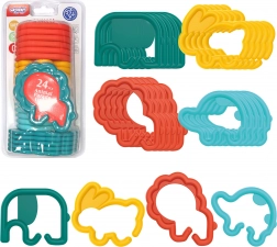 WOOPIE viseči členi za dojenčke – živalice, 24 kosov