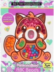 Komplet barvnih plastičnih perlic za otroke