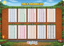 Izobraževalna karta A4 – mala poštevanka Playworld - 1 kos