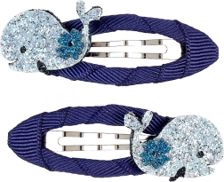 Sponke za lase z bleščečim kitom – 2 kosa