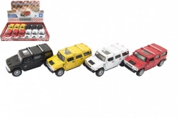 Kovinski model avtomobila Hummer H2 SUV Kinsmart 12 cm na vzmetni pogon nazaj