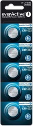 Litijeve baterije EverActive CR1632 - 5 kosov v pretisnem omotu