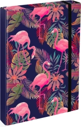 Mape za šolske zvezke A4 Jumbo z motivom flamingov BAAGL