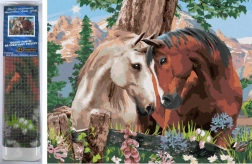 Diamantno slikanje Konjsko sozvočje 30 × 40 cm