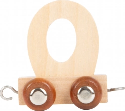 Lesen vagonček s črko O za vlakovne proge small foot