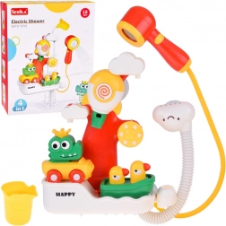 Multifunkcijska kopalna igrača krokodil in račke s prho 4v1