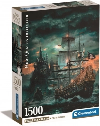 sestavljanka 1500 kosov compact – piratska ladja