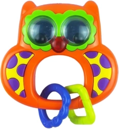 Baby Mix Owl Sound Rattle Orange