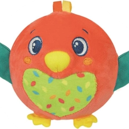 Plišasta žogica zmajček z ropotuljico CLEMENTONI Baby