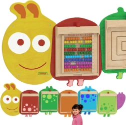 Sistem za montažo 5 stenskih izobraževalnih tabel Masterkidz Flex - Gosenica