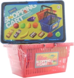 Nakupovalna košara s sadjem in živili