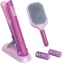 Otroško likalo za lase s kompletom dodatkov 19 cm