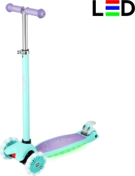 Otroški trikolesni skiro z LED lučmi NILS Fun HLB1310 vijoličen