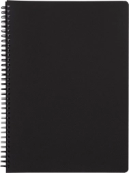 Krožni blok A5 PP Classic črna