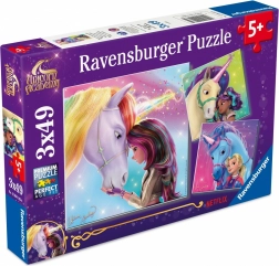 Sestavljanka 3×49 kosov RAVENSBURGER – UNICORN ACADEMY (Akademija samorogov)