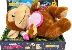 Interaktivna opička Steppos s stekleničko