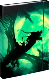 Mape za šolske zvezke A4 z motivom zmaja BAAGL